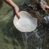 Brisa Shell Plate Pearl White